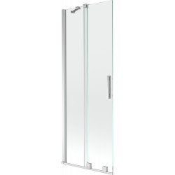 Mexen Velar Kádparaván 2 részes  csúszó 70 x 150 cm,  átlátszó nano, króm - 896-070-000-01-01 Kádparaván Fürdökád Mexen