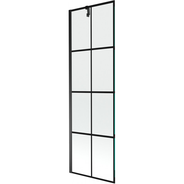 Mexen Next Kádparaván 1 részes 60 x 150 cm, fekete wzór, fekete - 895-060-000-00-77-70 Kádparaván