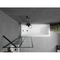 Mexen Next Kádparaván 1 részes 60 x 150 cm, fekete wzór, fekete - 895-060-000-00-77-70 Kádparaván