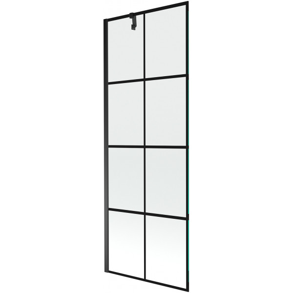 Mexen Next Kádparaván 1 részes 70 x 150 cm, fekete wzór, fekete - 895-070-000-00-77-70 Kádparaván