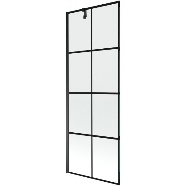 Mexen Next Kádparaván 1 részes 70 x 150 cm, fekete wzór, fekete - 895-070-000-00-77-70 Kádparaván