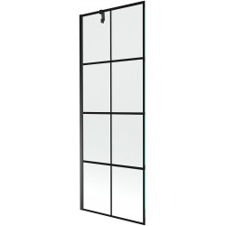 Mexen Next Kádparaván 1 részes 70 x 150 cm, fekete wzór, fekete - 895-070-000-00-77-70 Kádparaván Fürdökád Mexen