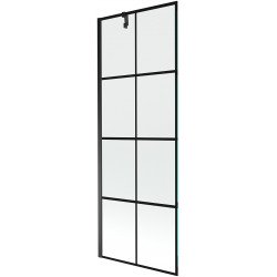 Mexen Next Kádparaván 1 részes 70 x 150 cm, fekete wzór, fekete - 895-070-000-00-77-70 Kádparaván Fürdökád Mexen