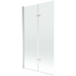 Mexen Castor Kádparaván 2 részes 100 x 150 cm,  átlátszó nano, króm - 892-100-002-01-00 Kádparaván Fürdökád Mexen