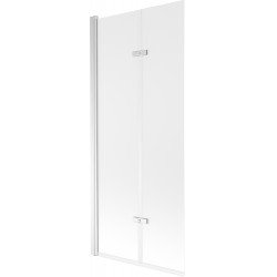 Mexen Castor Kádparaván 2 részes 80 x 150 cm, szron, króm - 892-080-002-01-30 Kádparaván Fürdökád Mexen