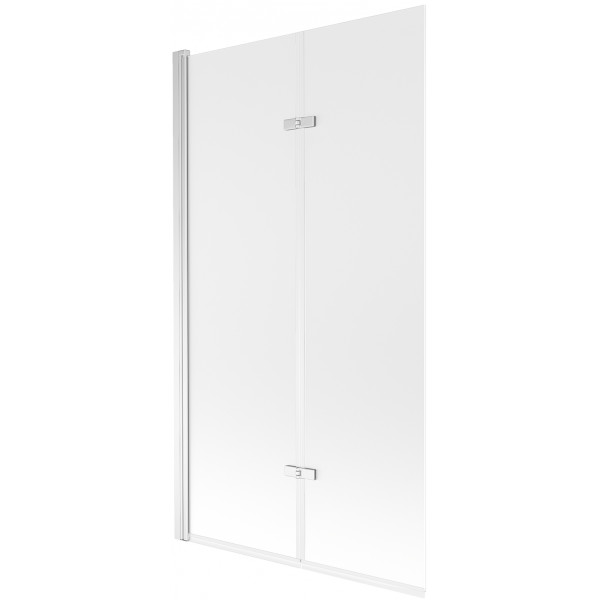 Mexen Castor Kádparaván 2 részes 100 x 150 cm, szron, króm - 892-100-002-01-30 Kádparaván