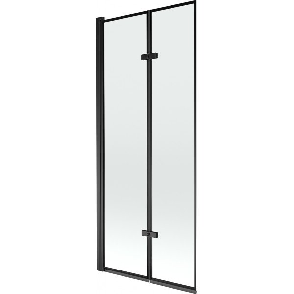 Mexen Castor Kádparaván 2 részes 80 x 150 cm, fekete wzór, fekete - 892-080-002-70-70 Kádparaván