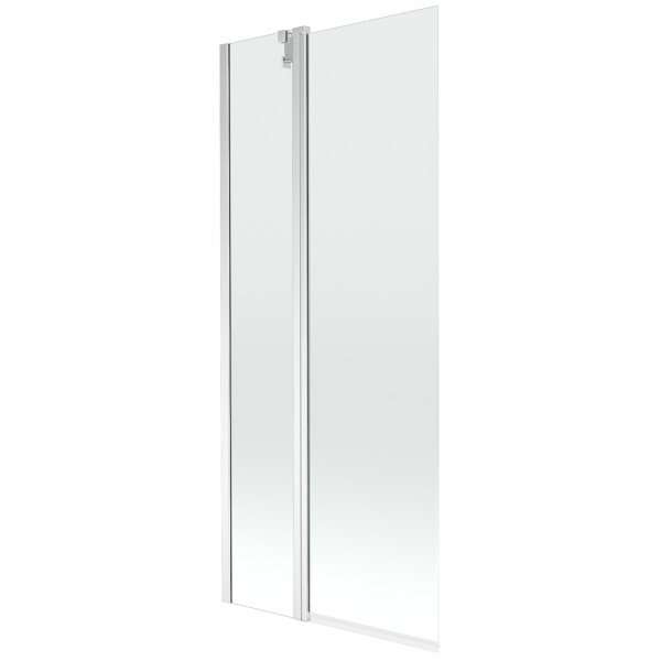 Mexen Flip Kádparaván 1 részes 80 x 150 cm,  átlátszó nano, króm - 894-080-101-01-00 Kádparaván