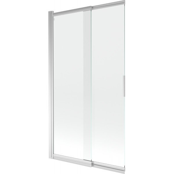 Mexen Fox Kádparaván 2 részes  csúszó 100 x 150 cm,  átlátszó nano, króm - 891-100-002-01-00 Kádparaván