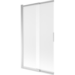 Mexen Fox Kádparaván 2 részes  csúszó 100 x 150 cm, szron, króm - 891-100-002-01-30 Kádparaván Fürdökád Mexen