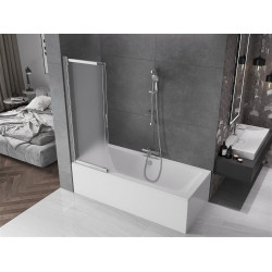 Mexen Fox Kádparaván 2 részes  csúszó 100 x 150 cm, szron, króm - 891-100-002-01-30 Kádparaván