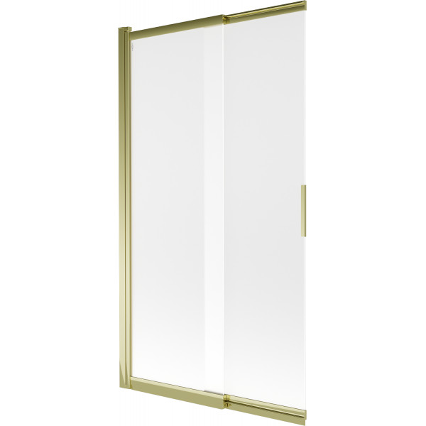 Mexen Fox Kádparaván 2 részes  csúszó 100 x 150 cm, szron, arany - 891-100-002-50-30 Kádparaván