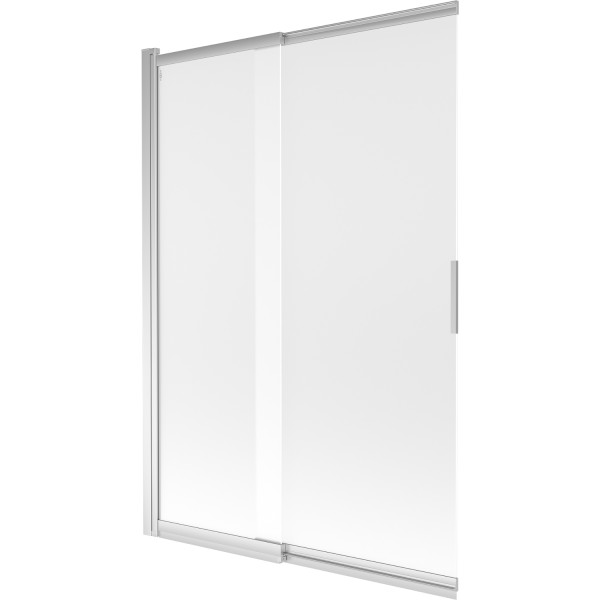 Mexen Fox Kádparaván 2 részes  csúszó 120 x 150 cm, szron, króm - 891-120-002-01-30 Kádparaván