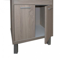 Nerva 65 cm-es butorhoz alsószekrény, mosdóval, Rauna szil Mosdószekrény Mosdószekrény Luxury