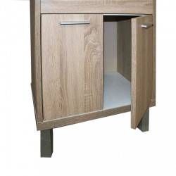 Nerva 65 cm-es butorhoz alsószekrény, mosdóval, Sonoma tölgy Mosdószekrény Mosdószekrény Luxury