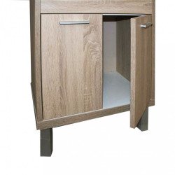 Nerva 65 cm-es butorhoz alsószekrény, mosdóval, Sonoma tölgy Mosdószekrény Mosdószekrény Luxury