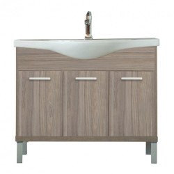 Nerva 105 cm-es butorhoz alsószekrény, mosdóval, Rauna szil Mosdószekrény Mosdószekrény Luxury