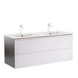 Vario Pull 120 alsó szekrény mosdóval antracit-fehér Mosdószekrény Mosdószekrény Luxury