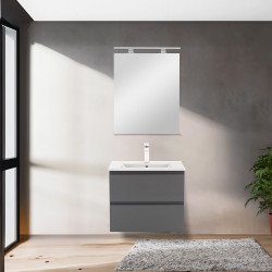 Vario Pull 60 alsó szekrény mosdóval antracit-antracit Mosdószekrény Mosdószekrény Luxury