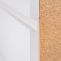 Vario Pull 60 alsó szekrény mosdóval tölgy-fehér Mosdószekrény
