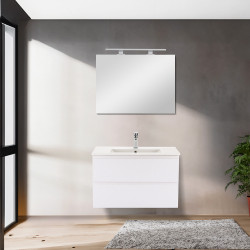 Vario Pull 80 alsó szekrény mosdóval fehér-fehér Mosdószekrény Mosdószekrény Luxury