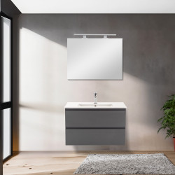 Vario Pull 80 alsó szekrény mosdóval antracit-antracit Mosdószekrény Mosdószekrény Luxury