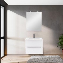 Vario Trim 60 alsó szekrény mosdóval fehér-fehér Mosdószekrény Mosdószekrény Luxury