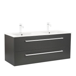 Vario Clam 120 alsó szekrény mosdóval antracit-antracit Mosdószekrény Mosdószekrény Luxury