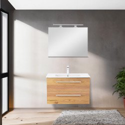 Vario Clam 80 alsó szekrény mosdóval antracit-tölgy Mosdószekrény Mosdószekrény Luxury