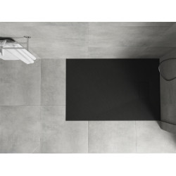 Mexen Hugo   SMC zuhanytálca  110 x 80 cm,  fekete  - 42708011 Kompozit zuhanytálca Kompozit zuhanytálca