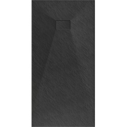 Mexen Hugo   SMC zuhanytálca  180 x 80 cm,  fekete  - 42708018 Kompozit zuhanytálca Kompozit zuhanytálca