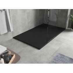 Mexen Hugo   SMC zuhanytálca  150 x 90 cm,  fekete  - 42709015 Kompozit zuhanytálca Kompozit zuhanytálca