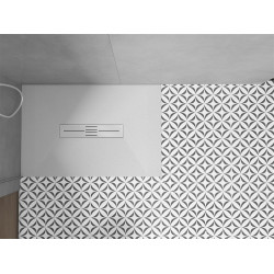 Mexen Toro   SMC zuhanytálca  100 x 80 cm, fehér  - 43108010 Kompozit zuhanytálca Kompozit zuhanytálca