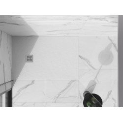 Mexen Stone+   SMC zuhanytálca 80 x 70 cm, fehér  - 44107080 Kompozit zuhanytálca Kompozit zuhanytálca