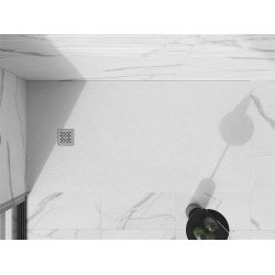 Mexen Stone+   SMC zuhanytálca 160 x 70 cm, fehér  - 44107016 Kompozit zuhanytálca Kompozit zuhanytálca
