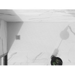 Mexen Stone+   SMC zuhanytálca 200 x 100 cm, fehér  - 44101020 Kompozit zuhanytálca Kompozit zuhanytálca