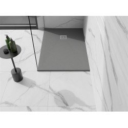 Mexen Stone+   SMC zuhanytálca 80 x 70 cm, szürke-beton - 44617080 Kompozit zuhanytálca Kompozit zuhanytálca