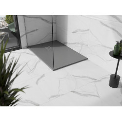 Mexen Stone+   SMC zuhanytálca 120 x 70 cm, szürke-beton - 44617012 Kompozit zuhanytálca Kompozit zuhanytálca