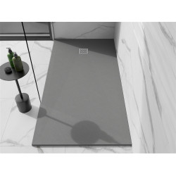 Mexen Stone+   SMC zuhanytálca 160 x 70 cm, szürke-beton - 44617016 Kompozit zuhanytálca Kompozit zuhanytálca