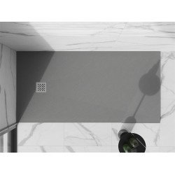 Mexen Stone+   SMC zuhanytálca 160 x 70 cm, szürke-beton - 44617016 Kompozit zuhanytálca Kompozit zuhanytálca