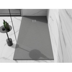 Mexen Stone+   SMC zuhanytálca 180 x 70 cm, szürke-beton - 44617018 Kompozit zuhanytálca Kompozit zuhanytálca