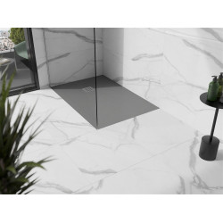 Mexen Stone+   SMC zuhanytálca 140 x 80 cm, szürke-beton - 44618014 Kompozit zuhanytálca Kompozit zuhanytálca