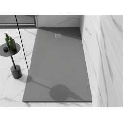 Mexen Stone+   SMC zuhanytálca 160 x 90 cm, szürke-beton - 44619016 Kompozit zuhanytálca Kompozit zuhanytálca