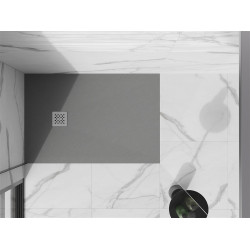 Mexen Stone+   SMC zuhanytálca 120 x 100 cm, szürke-beton - 44611012 Kompozit zuhanytálca Kompozit zuhanytálca