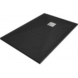 Mexen Stone+   SMC zuhanytálca 80 x 70 cm,  fekete  - 44707080 Kompozit zuhanytálca Kompozit zuhanytálca Kompozit zuhanytálca 0 Mexen