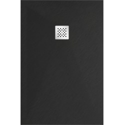 Mexen Stone+   SMC zuhanytálca 90 x 70 cm,  fekete  - 44707090 Kompozit zuhanytálca Kompozit zuhanytálca