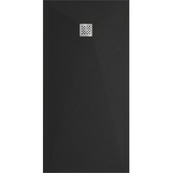 Mexen Stone+   SMC zuhanytálca 160 x 70 cm,  fekete  - 44707016 Kompozit zuhanytálca Kompozit zuhanytálca