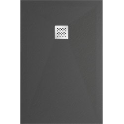 Mexen Stone+   SMC zuhanytálca 80 x 70 cm,  antracit - 44717080 Kompozit zuhanytálca Kompozit zuhanytálca