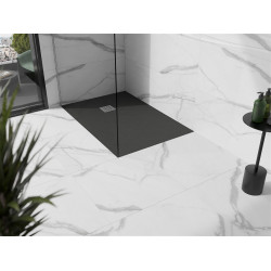 Mexen Stone+   SMC zuhanytálca 90 x 70 cm,  antracit - 44717090 Kompozit zuhanytálca Kompozit zuhanytálca Kompozit zuhanytálca 0 Mexen