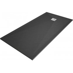 Mexen Stone+   SMC zuhanytálca 180 x 80 cm,  antracit - 44718018 Kompozit zuhanytálca Kompozit zuhanytálca Kompozit zuhanytálca 0 Mexen